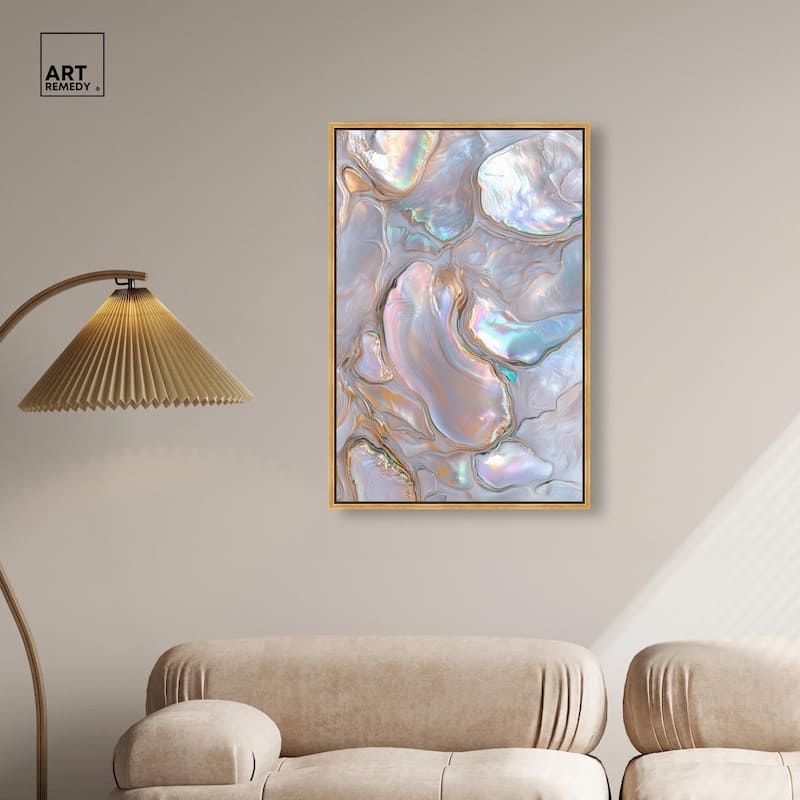 Fluid Preciousness III Canvas by Art Remedy