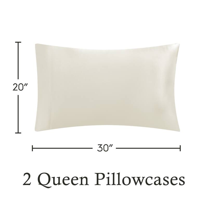 Juliette LeBlanc New York Silky Satin Pillowcase (Set of 2)