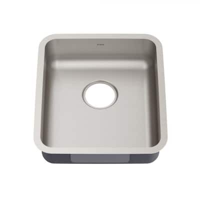 Kraus Dex 17" Undermount Single Basin 16 Gauge Stainless Steel Kitchen
