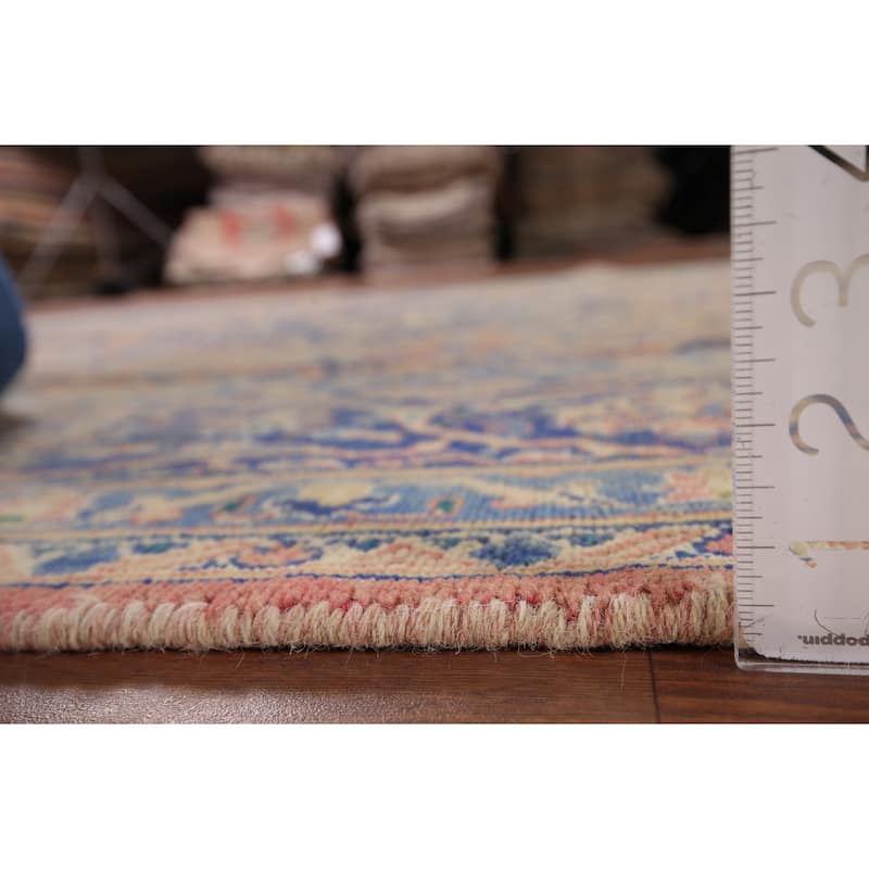 Mashad Vintage Persian Area Rug Hand-Knotted Wool Carpet - 6'6" x 9'8"