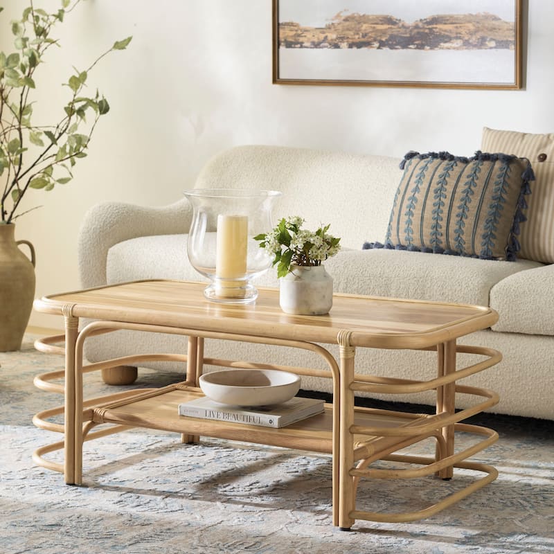 SAFAVIEH Home Maestro Coffee Table - 43"W x 24"D x 18"H