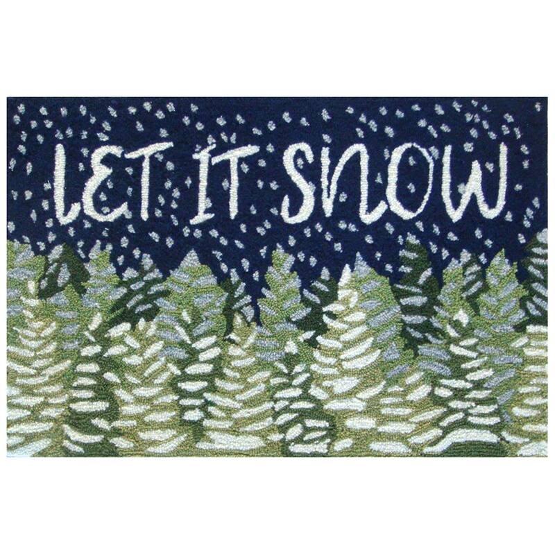 Liora Manne Frontporch Let It Snow Indoor/Outdoor Rug