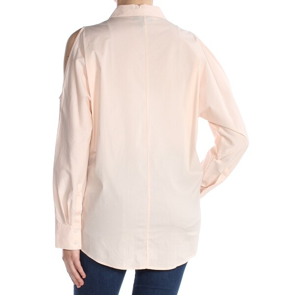 dkny cold shoulder top