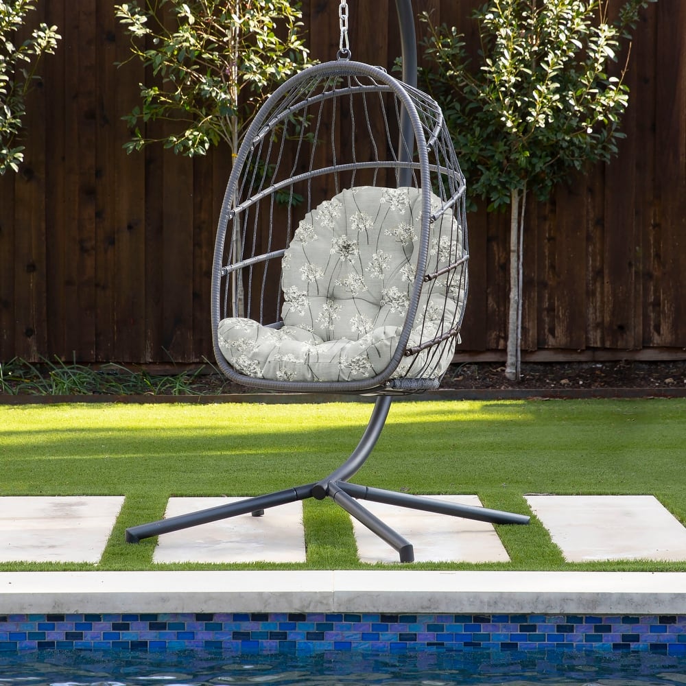 Sorra Home Sunbrella Outdoor Egg Chair Replacement Cushion