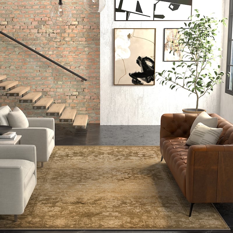 Domani Sands Distressed Medallion Rug