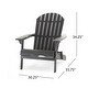 preview thumbnail 17 of 60, Outdoor Acacia Wood Adirondack Chair, Simple Design Chair