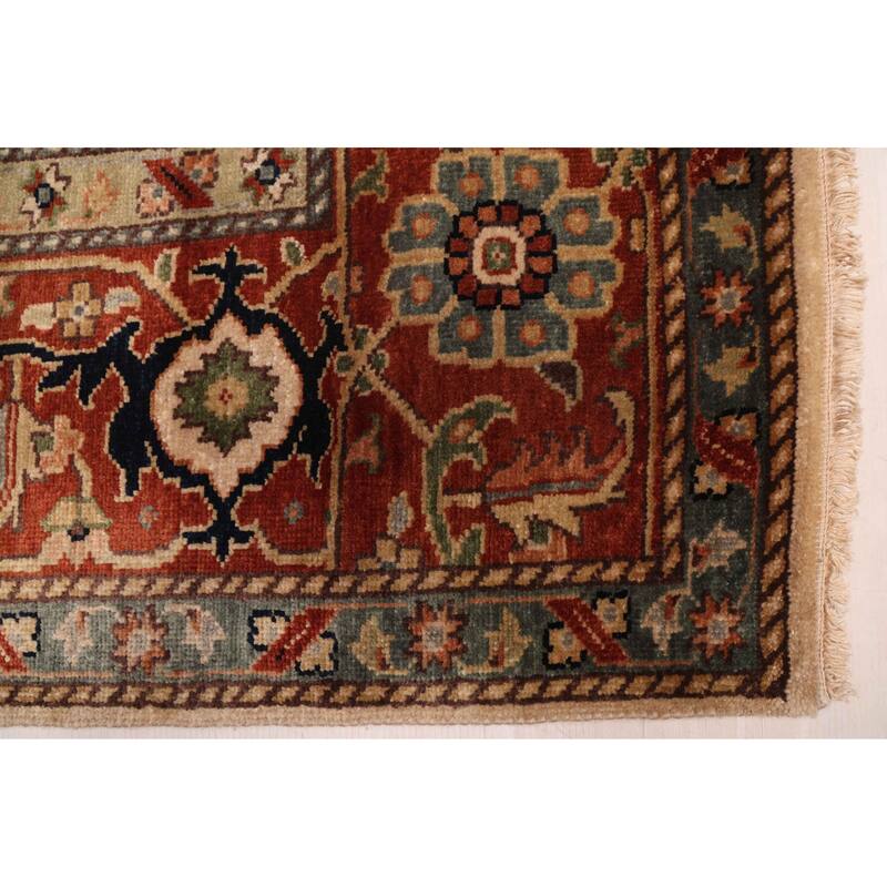 ECARPETGALLERY Hand-knotted Jules Sultane Ivory Wool Rug - 8'11 x 12'0