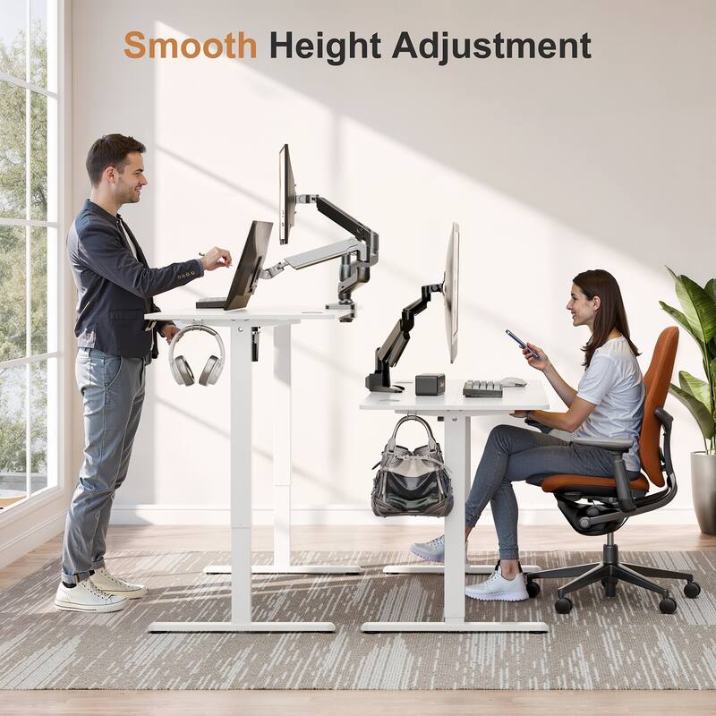 Electric Standing Desk, Height Adjustable Desk with LED Display