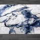 Abani Rugs Regal REG220A Grey Blue Abstract Area Rug - Bed Bath ...