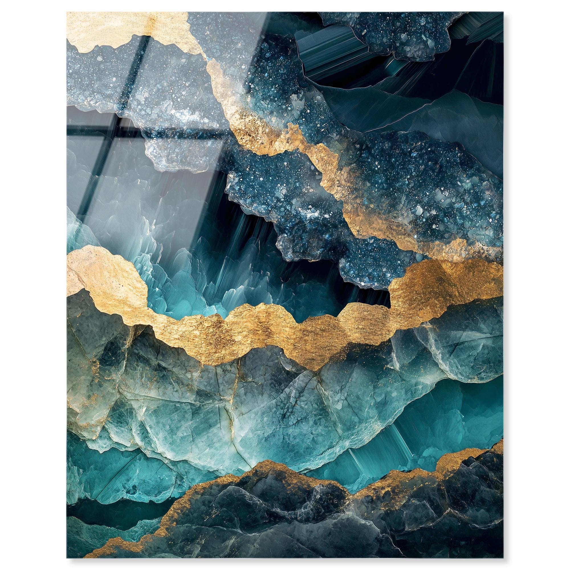 Power Edge II Acrylic by Art Remedy, Ready to Hang