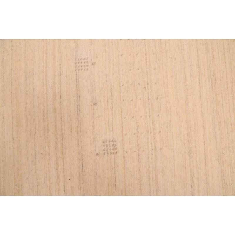 ECARPETGALLERY Hand Loomed Indo Gabbeh Ivory Wool Rug - 8'3 x 9'10