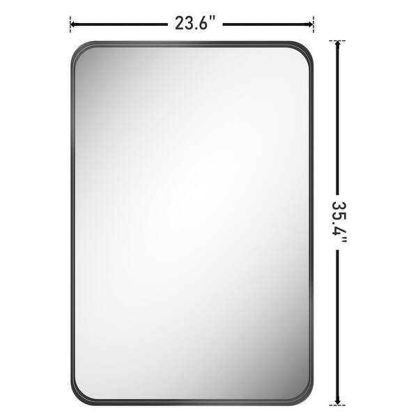 Rectangular Framed Wall Mounted Bathroom Mirror Bed Bath & Beyond