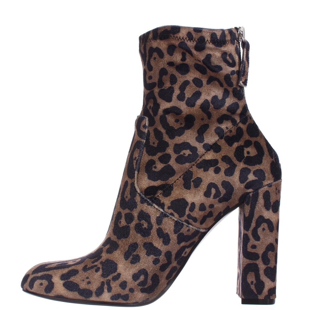 steve madden leopard booties