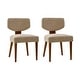preview thumbnail 31 of 40, HULALA HOME Hipolito Mid Century Modern Ergonomic Dining Chair with Solid Wood Legs Set of 2