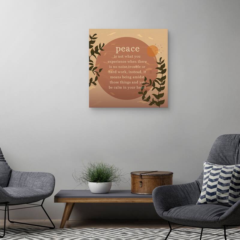 Inner Peace I by Princella Canvas Art Print