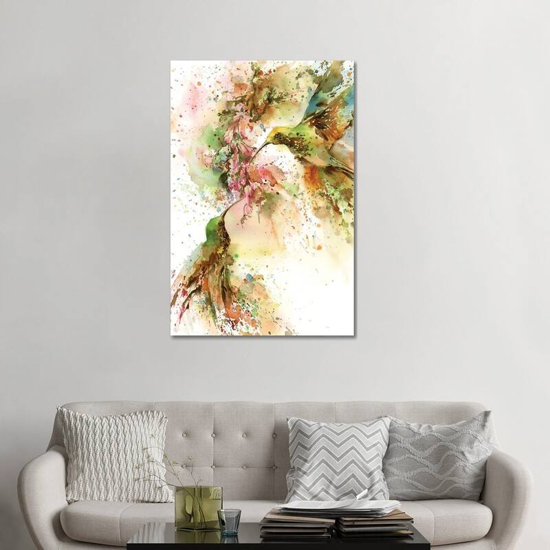 iCanvas "Hummingbirds" by Sophie Rodionov Canvas Print - 48x32x1.5