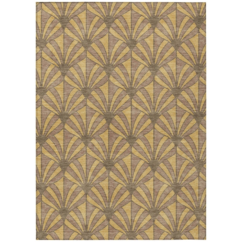 Machine Washable Indoor/ Outdoor Casual Kim Chantille Rug
