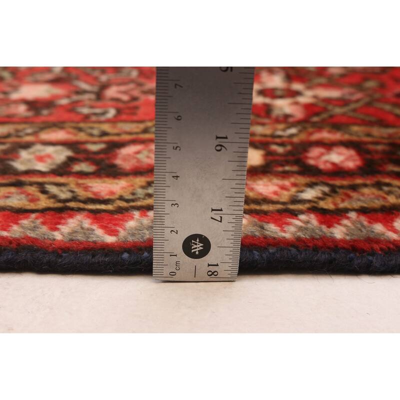 ECARPETGALLERY Hand-knotted Andelz Red Wool Rug - 2'9 x 9'6