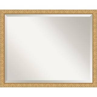 Lila Beveled Wood Framed Bathroom Vanity Wall Mirror