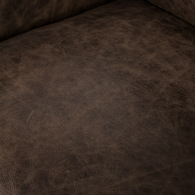 Poly & Bark Mateo Lounge Chair - Full Grain Genuine Italian Leather