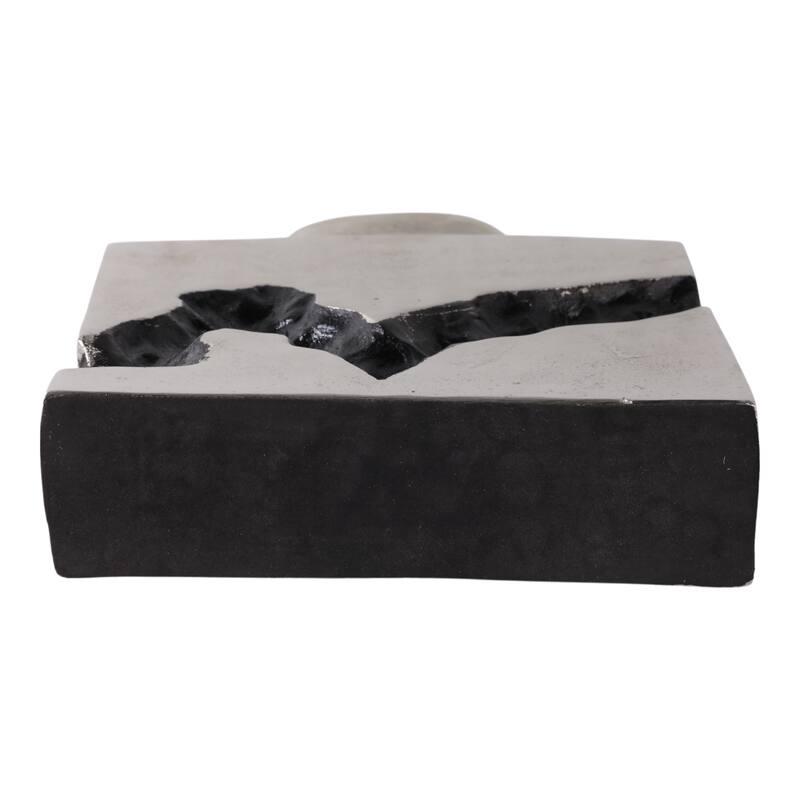 Metal Modern Sculptural Decorative Vase Abstract Design Artistic Form