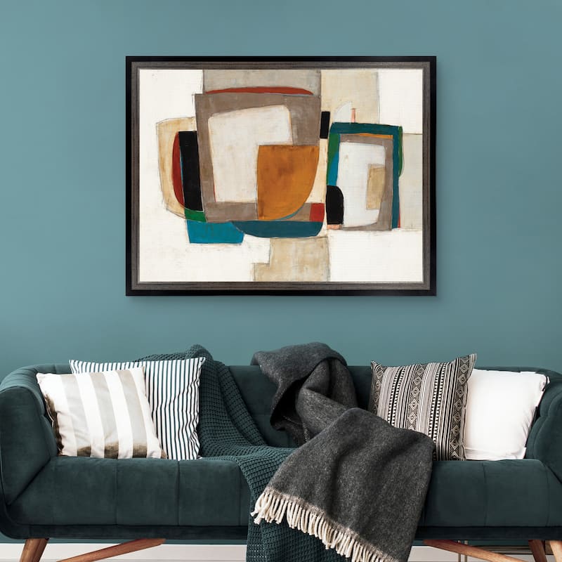 Masterpiece Art Gallery| Everything Must Converge II by Kippi Leonard - Framed Canvas Art Print