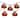 Set of 10 Jack O Lantern Shaped Halloween Lights  7.5ft Black Wire