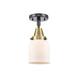 Option Matte White / Black Antique Brass