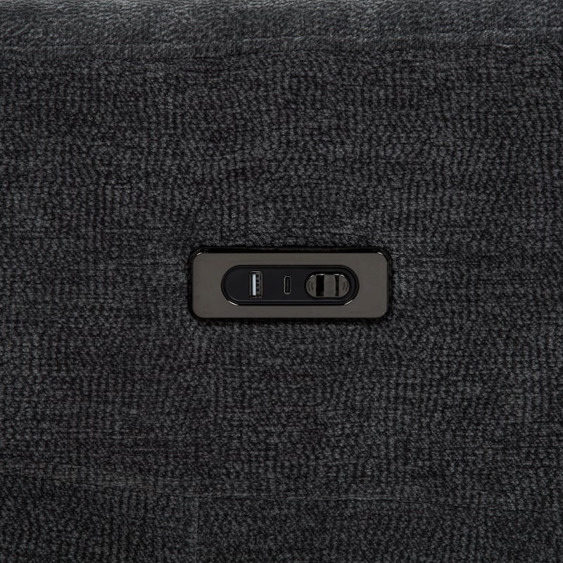 Kennett Chenille Upholstered Power Reclining Loveseat