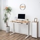 preview thumbnail 21 of 25, FlexiSpot 48 Inch Bamboo Texture Top COMHAR Home Office Desk Height Adjustable Standing Computer Desk USB Charging