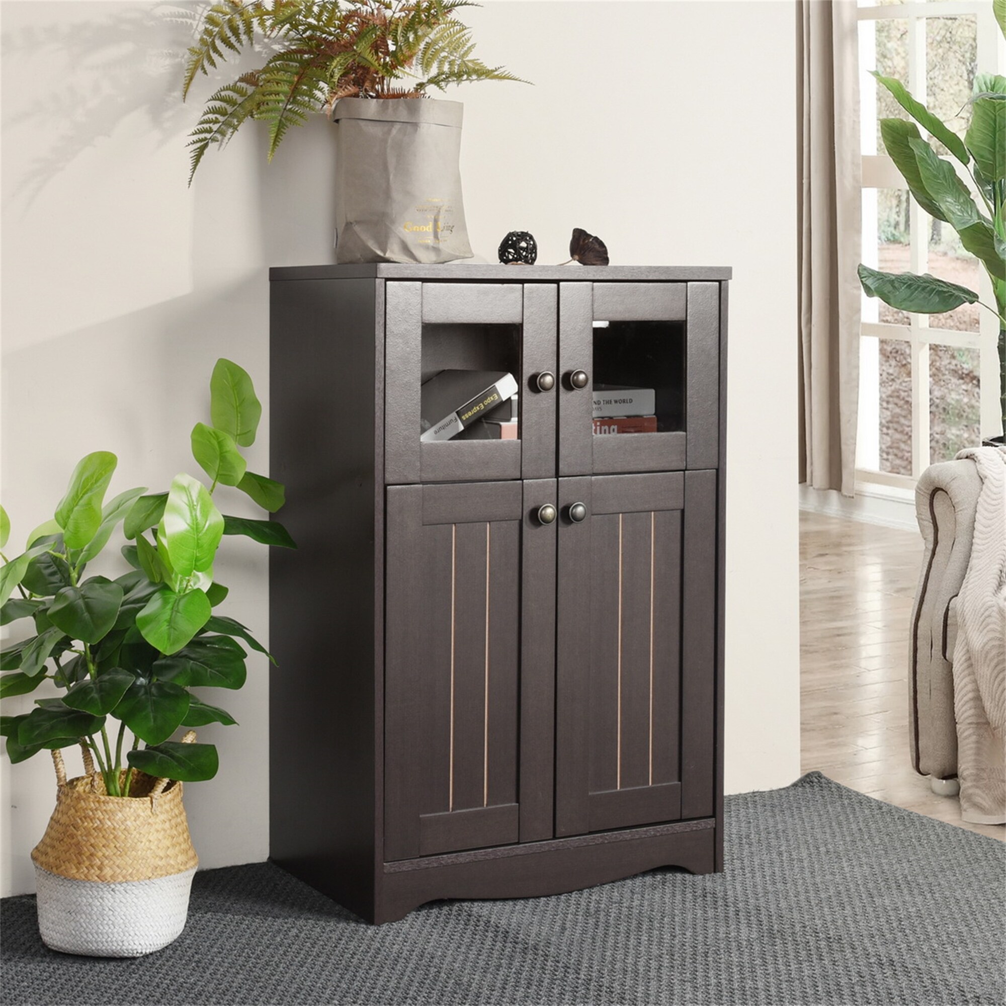 Slim accent cabinet deals