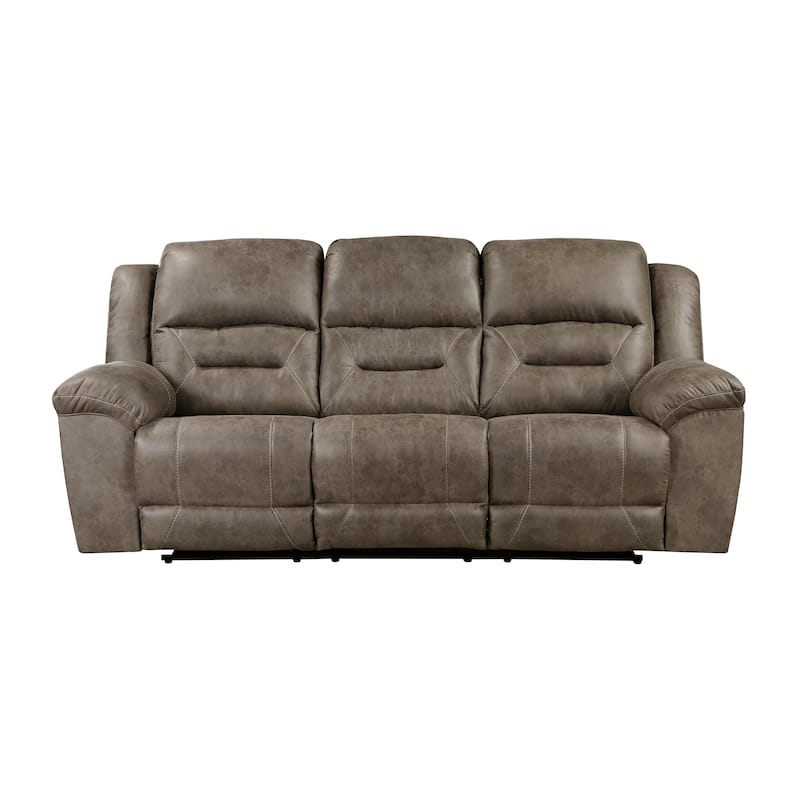 Fremont & Park Alonzo Polished Microfiber 3-Piece Manual Reclining Sofa Set