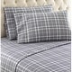 preview thumbnail 11 of 44, Shavel Micro Flannel® Bed Sheet Set Cal King - carlton plaid gray