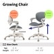 preview thumbnail 3 of 25, Ergonomic Kids Desk Chair with Rotating Footrest | Growing Office Chair with Adjustable Seat and Lumbar Support