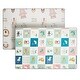 preview thumbnail 9 of 8, Multi-Color Baby Play Mat, Dual-Sided, Soft and Foldable for Crawling - 79” L x 51” W