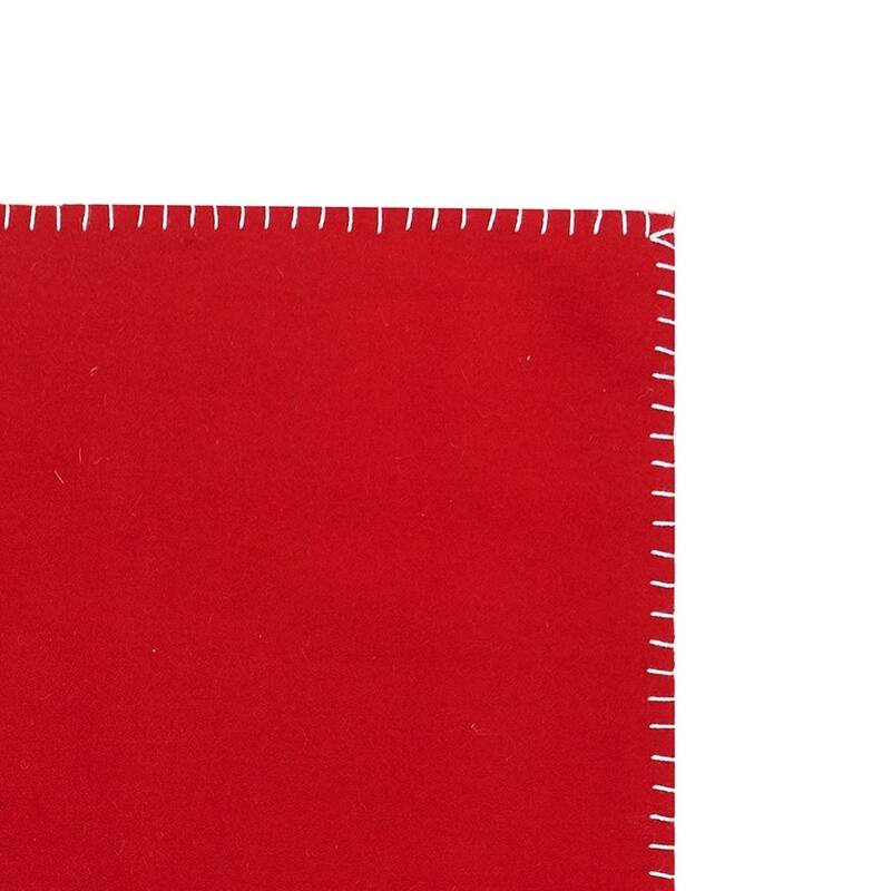 Wool Placemat, Set of 4, Snowflake - Set of 4