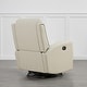 preview thumbnail 26 of 52, Jerome Swivel Glider Recliner Nursery Chair Manual Push Back Recliner