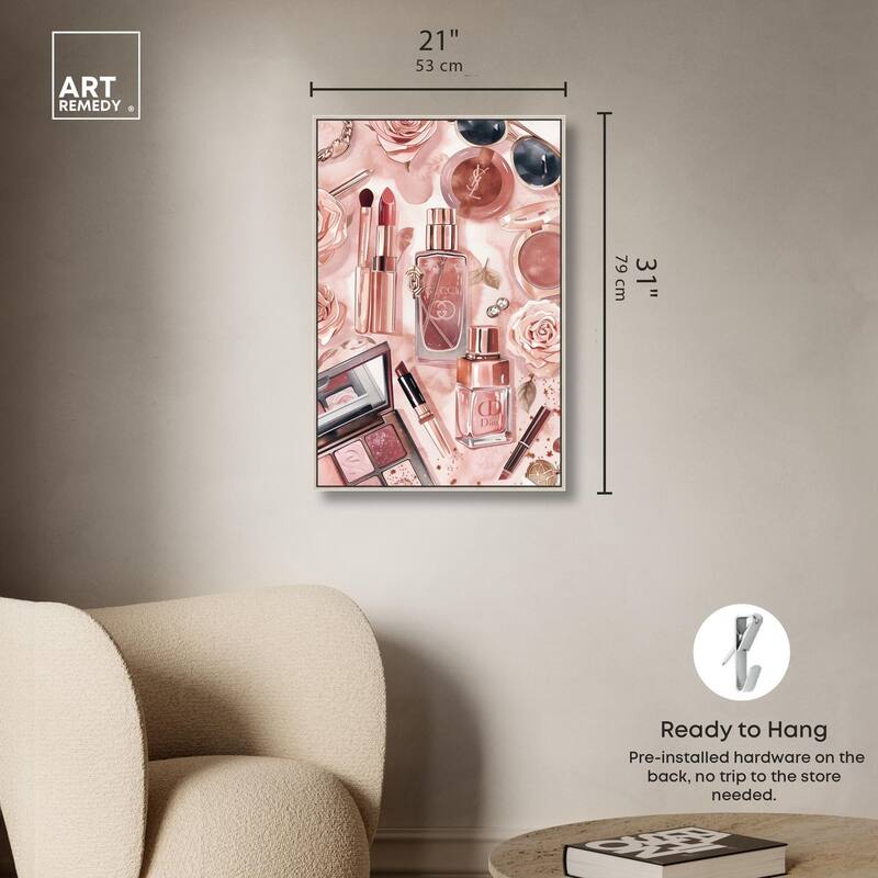 Glam Sparkle Lay Out Canvas by Art Remedy