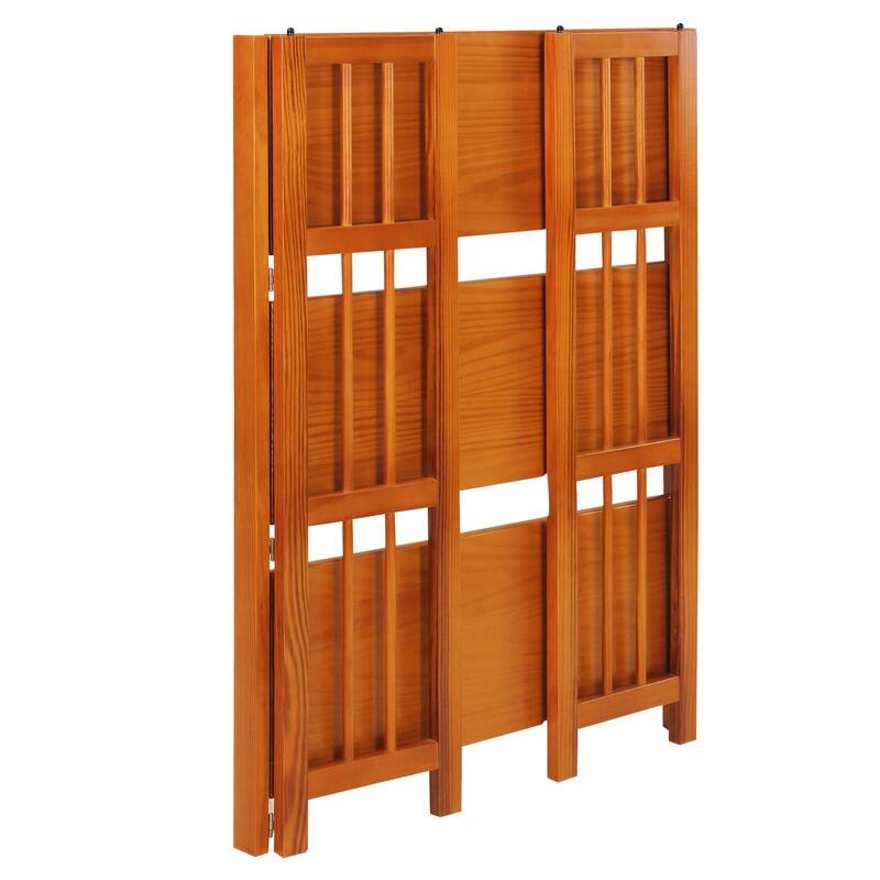 Porch & Den Edgemont Folding Stackable 27.5-inch Bookcase