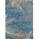 preview thumbnail 7 of 28, Dream Decor Rugs Samantha Coconut Creek Indoor Outdoor Area Rug 3'9" x 5'5" - Blue/Beige