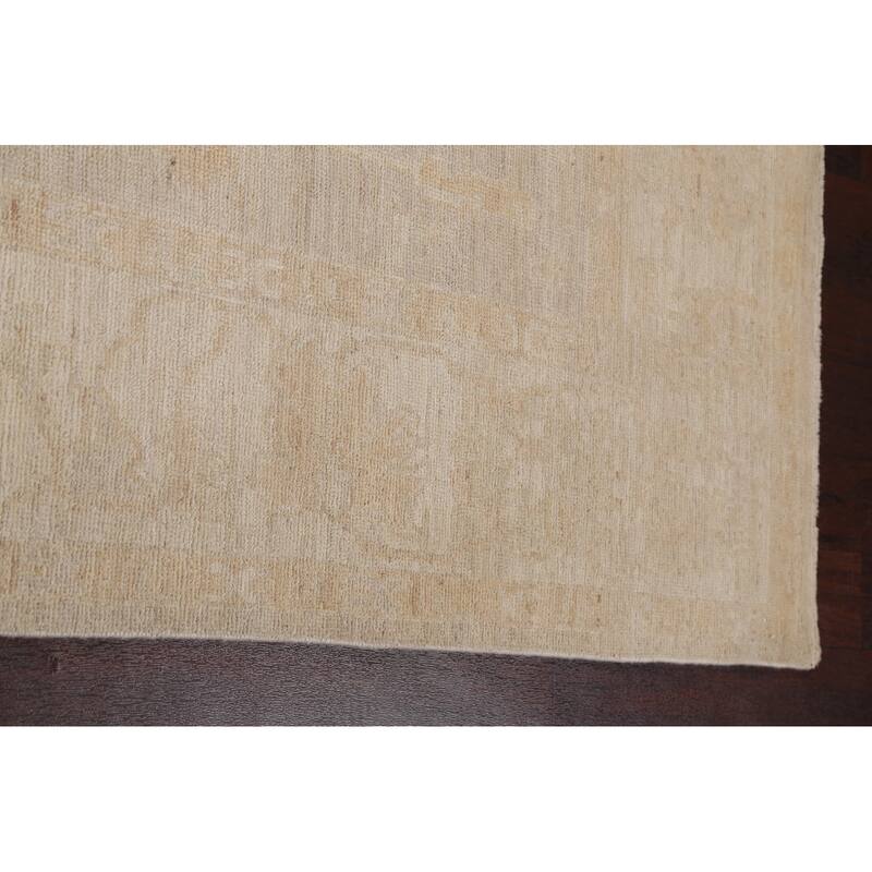 Vegetable Dye Muted Oushak Turkish Oriental Wool Area Rug Hand-knotted - 8'1" x 10'5"