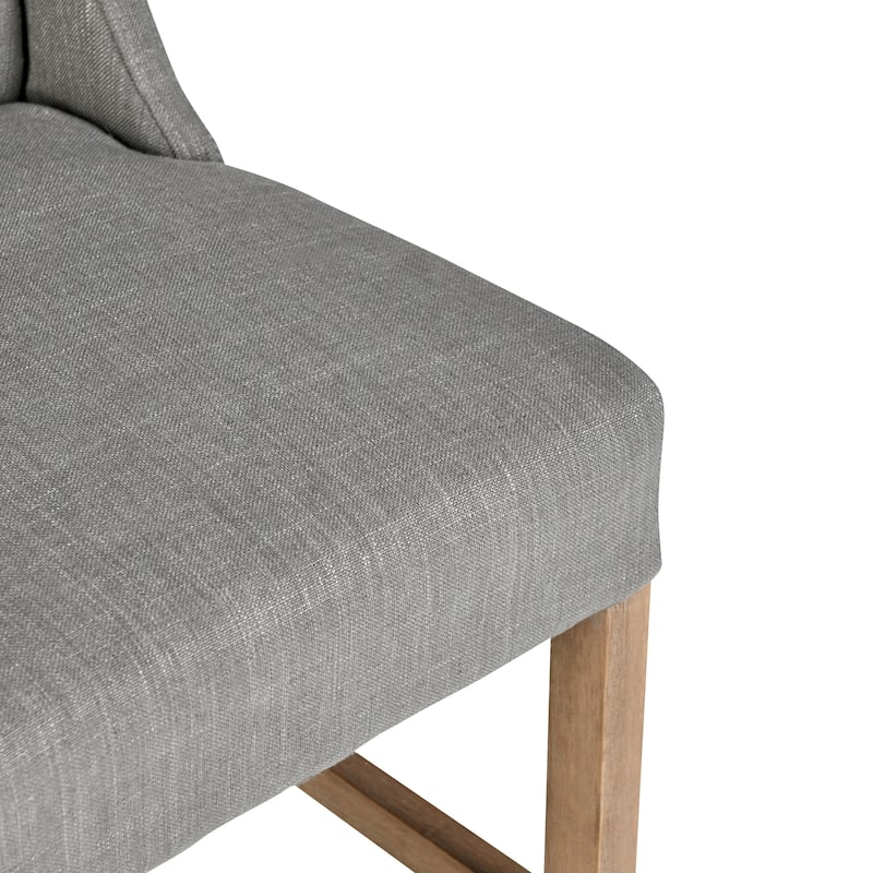 The Gray Barn Flying Hawk Tufted Upholstered 24-inch Counter Stool