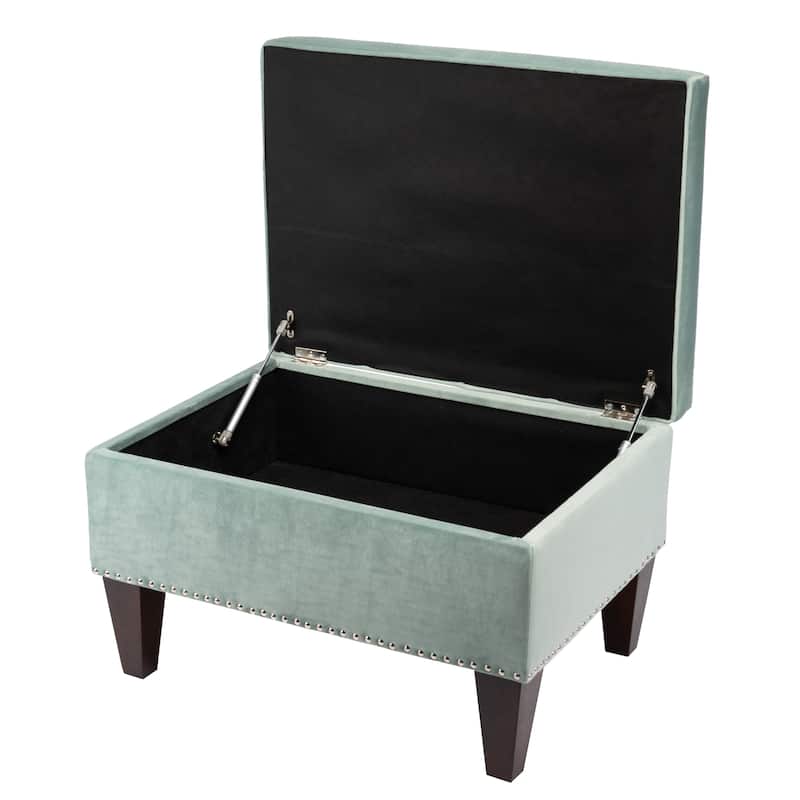 Transitional Brooklyn Upholstered Home Décor Storage Bench