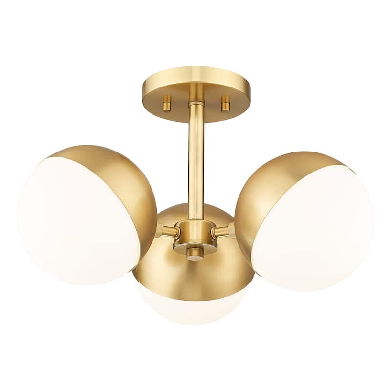 Z-Lite 7517-3SF Realm Sphere 3 Light 18" Wide Semi-flush Ceiling