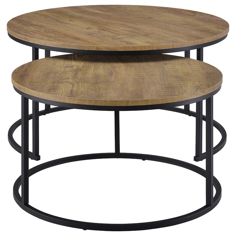Lainey 2-piece Round Nesting Coffee Table