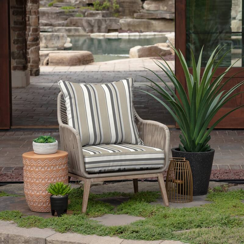 ARDEN Outdoor Deep Seating Cushion Set 24 x 24 - 46.5"L x 24"W