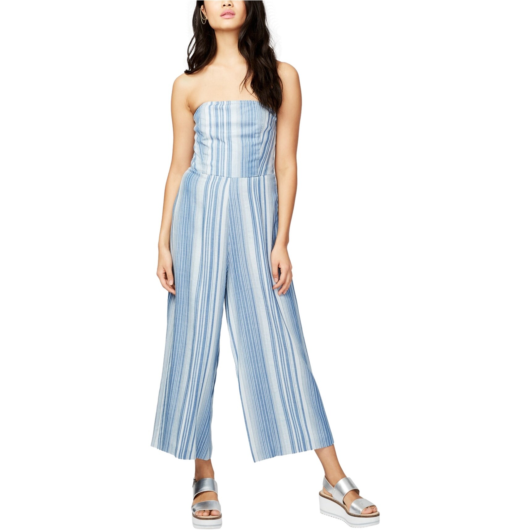 Rachel roy striped jumpsuit clearance