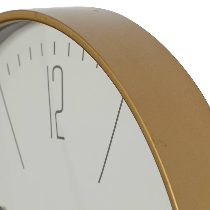 Glass Contemporary Wall Clock 20 x 20 x 2 - 20 x 2 x 20