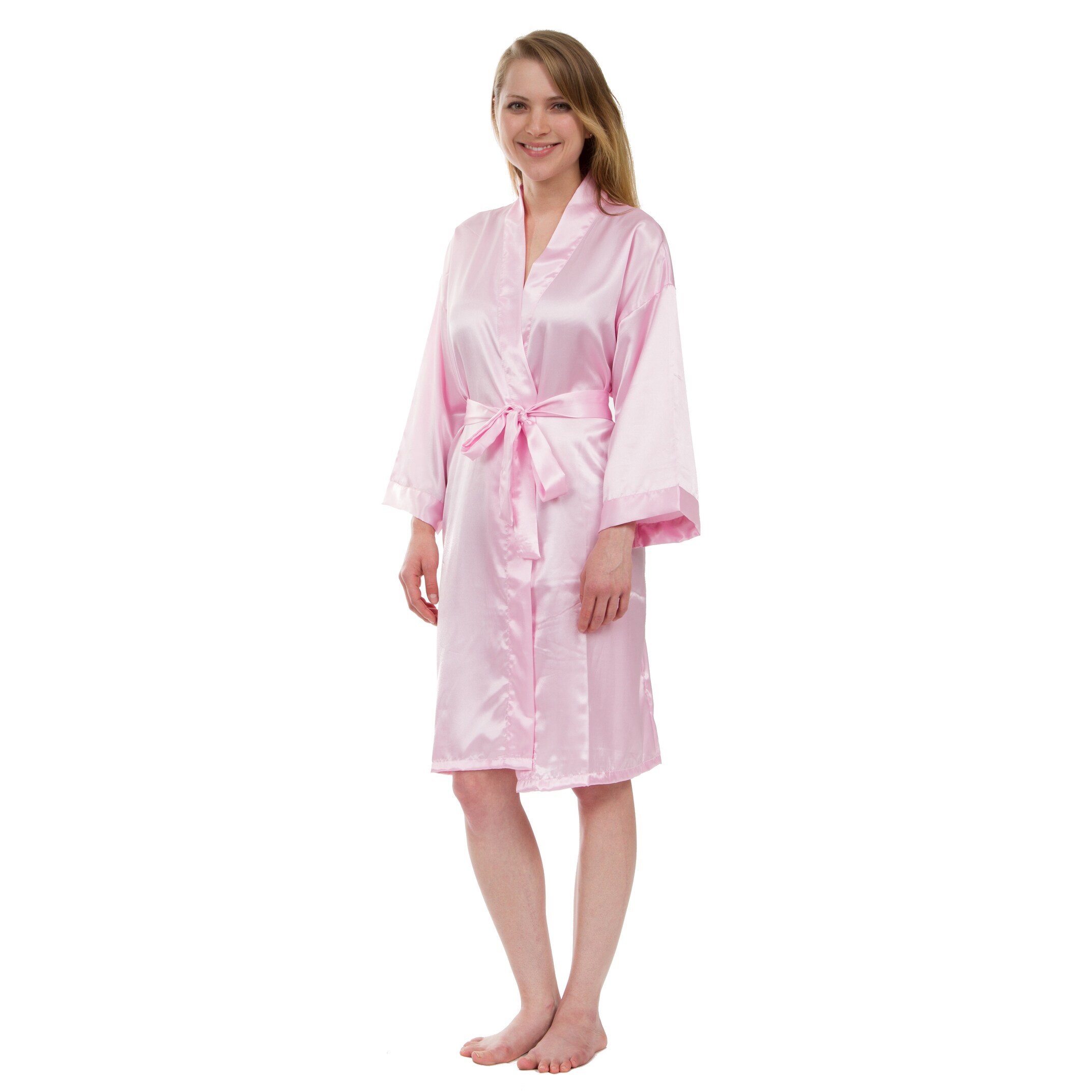 Women's Silky Satin Robe - Picture 10 of 35