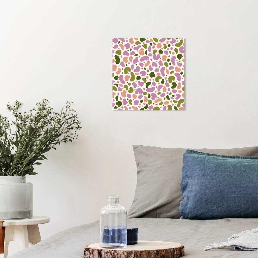 Wynwood Studio Canvas Abstract Petals Impression II Purple and Light Purple Modern & Contemporary Wall Art Canvas Print